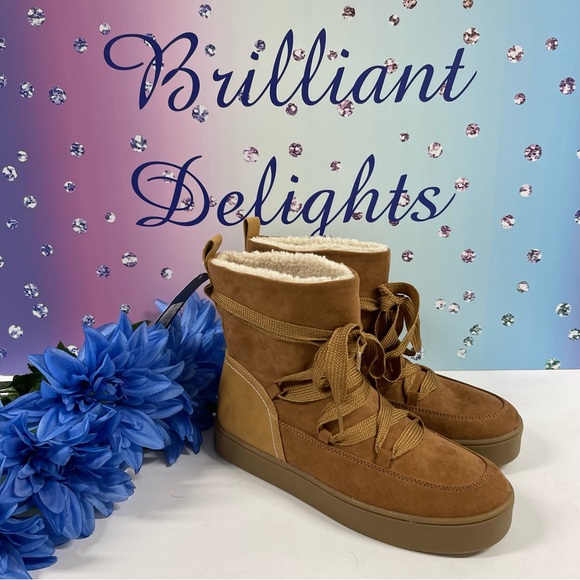 ❄️LACE UP MICROSUEDE BOOTS - Picture 3 of 11